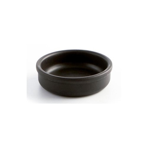 CAZUELA REDONDA QUID BARRO NEGRO 10CMS
